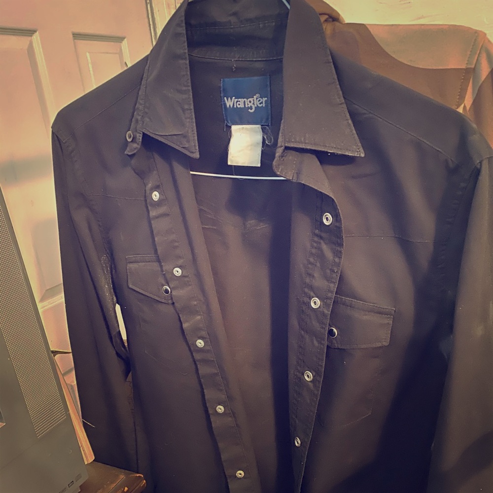 Wrangler pearl snap